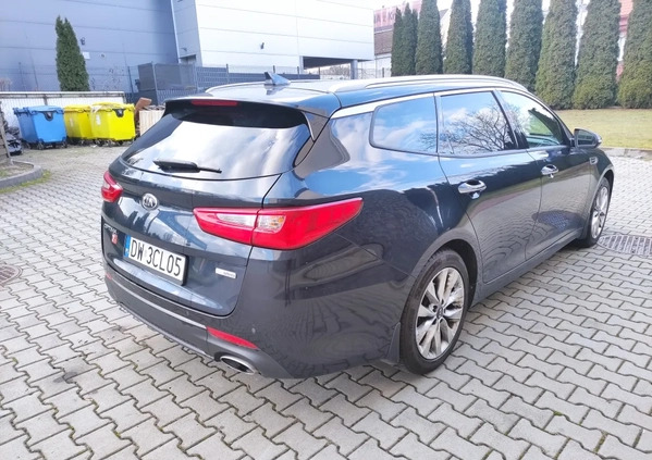 Kia Optima cena 48800 przebieg: 218000, rok produkcji 2017 z Wrocław małe 121